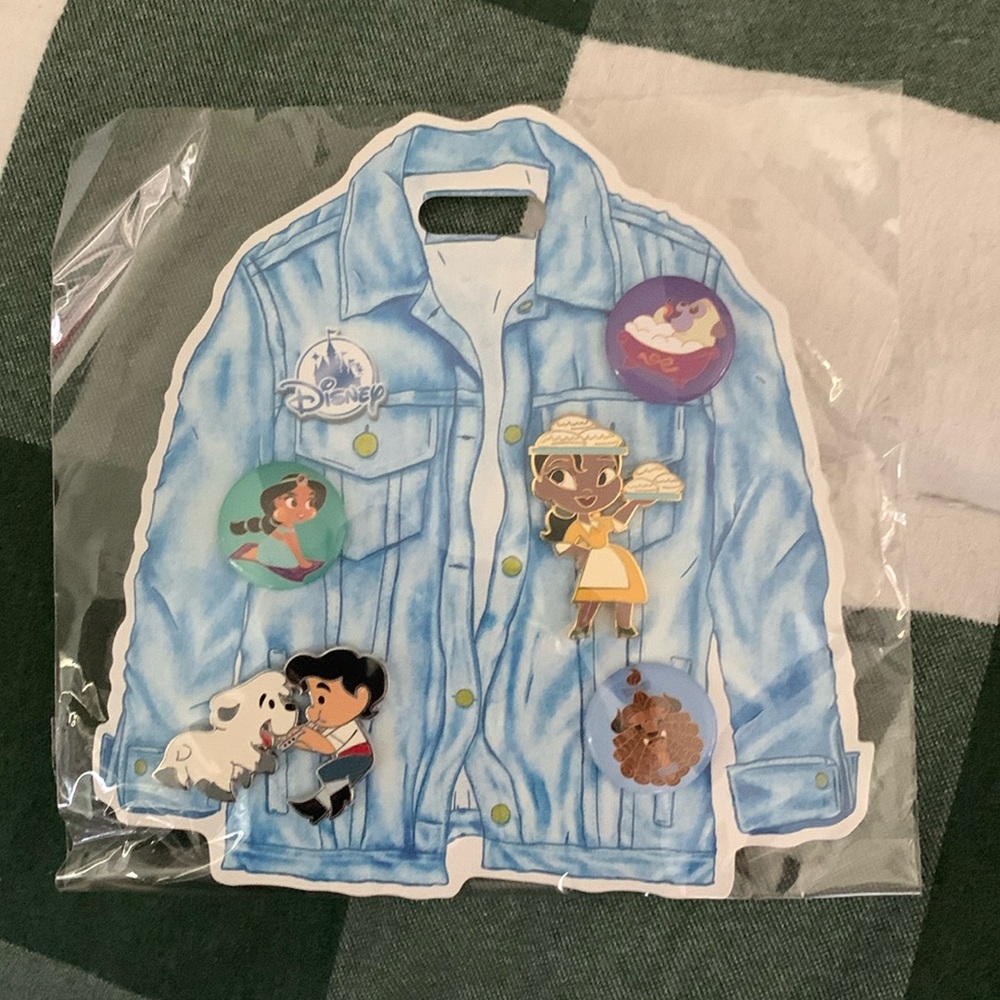 Disney pins still in the wrapping